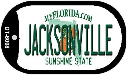 Jacksonville Florida Novelty Metal Dog Tag Necklace DT-6008