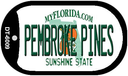 Pembroke Pines Florida Novelty Metal Dog Tag Necklace DT-6009