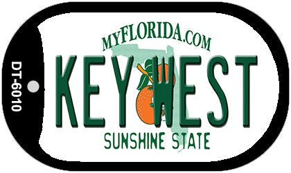 Key West Florida Novelty Metal Dog Tag Necklace DT-6010