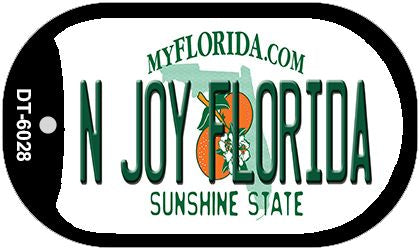 N Joy Florida Novelty Metal Dog Tag Necklace DT-6028