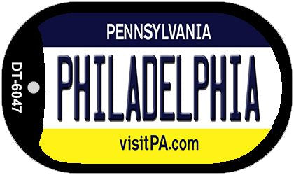 Philadelphia Pennsylvania Novelty Metal Dog Tag Necklace DT-6047