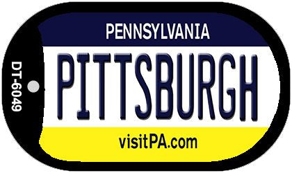 Pittsburgh Pennsylvania Novelty Metal Dog Tag Necklace DT-6049