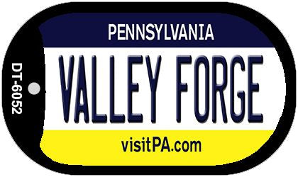 Valley Forge Pennsylvania Novelty Metal Dog Tag Necklace DT-6052