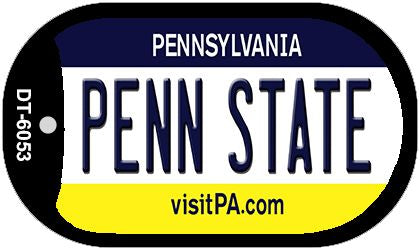 Penn State Pennsylvania Novelty Metal Dog Tag Necklace DT-6053