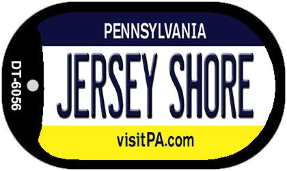 Jersey Shore Pennsylvania Novelty Metal Dog Tag Necklace DT-6056