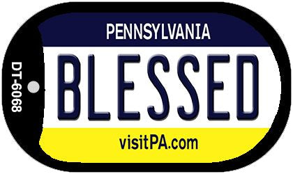 Blessed Pennsylvania Novelty Metal Dog Tag Necklace DT-6068