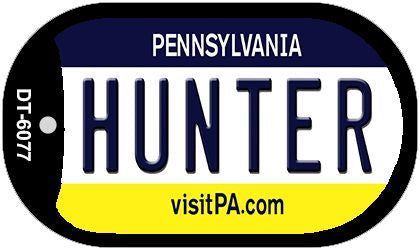 Hunter Pennsylvania Novelty Metal Dog Tag Necklace DT-6077
