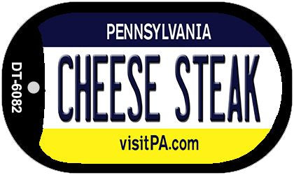 Cheese Steak Pennsylvania Novelty Metal Dog Tag Necklace DT-6082