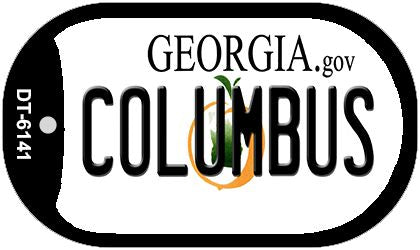 Columbus Georgia Novelty Metal Dog Tag Necklace DT-6141