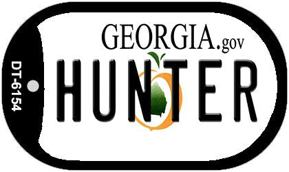Hunter Georgia Novelty Metal Dog Tag Necklace DT-6154