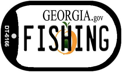 Fishing Georgia Novelty Metal Dog Tag Necklace DT-6166