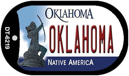 Oklahoma Novelty Metal Dog Tag Necklace DT-6219