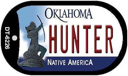 Hunter Oklahoma Novelty Metal Dog Tag Necklace DT-6226