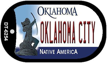 Oklahoma City Novelty Metal Dog Tag Necklace DT-6254