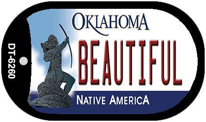 Beautiful Oklahoma Novelty Metal Dog Tag Necklace DT-6260