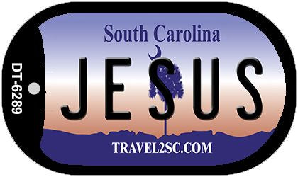 Jesus South Carolina Novelty Metal Dog Tag Necklace DT-6289