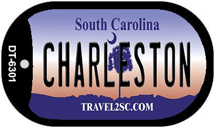 Charleston South Carolina Novelty Metal Dog Tag Necklace DT-6301