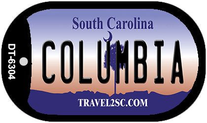 Columbia South Carolina Novelty Metal Dog Tag Necklace DT-6304