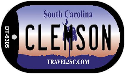 Clemson South Carolina Novelty Metal Dog Tag Necklace DT-6305