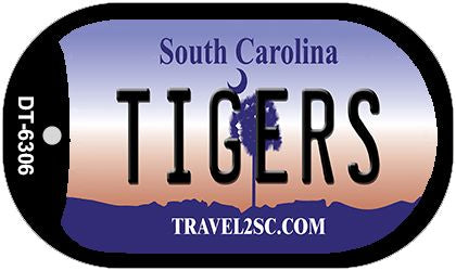 Tigers South Carolina Novelty Metal Dog Tag Necklace DT-6306