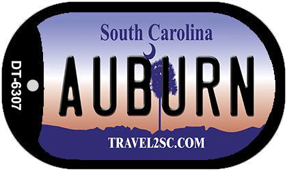 Auburn South Carolina Novelty Metal Dog Tag Necklace DT-6307