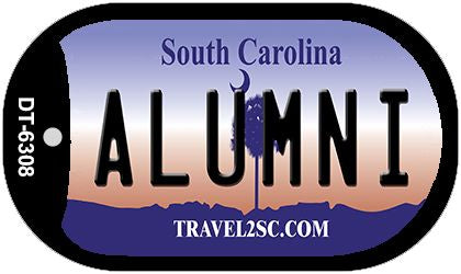 Alumni South Carolina Novelty Metal Dog Tag Necklace DT-6308