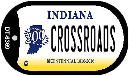 Indiana Crossroads Novelty Metal Dog Tag Necklace DT-6369