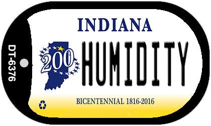 Indiana Humidity Novelty Metal Dog Tag Necklace DT-6376