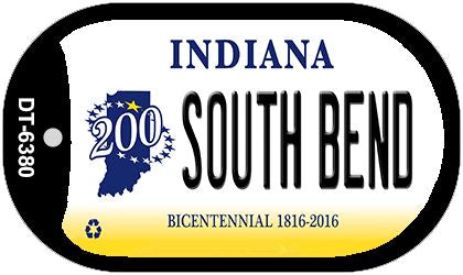 Indiana South Bend Novelty Metal Dog Tag Necklace DT-6380