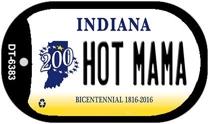 Indiana Hot Mama Novelty Metal Dog Tag Necklace DT-6383
