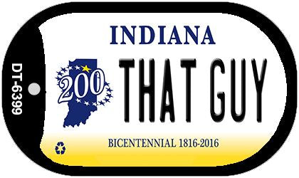 Indiana That Guy Novelty Metal Dog Tag Necklace DT-6399