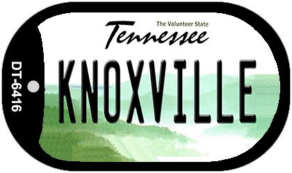 Knoxville Tennessee Novelty Metal Dog Tag Necklace DT-6416