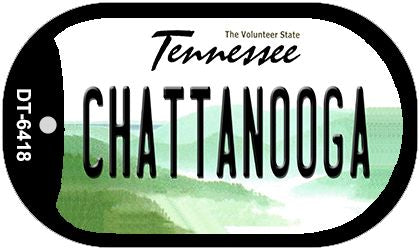Chattanooga Tennessee Novelty Metal Dog Tag Necklace DT-6418