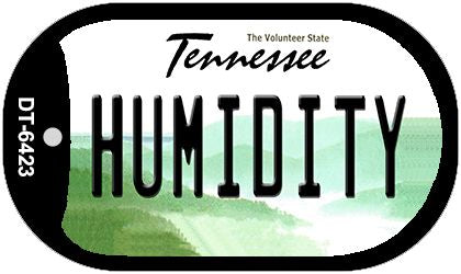 Humidity Tennessee Novelty Metal Dog Tag Necklace DT-6423