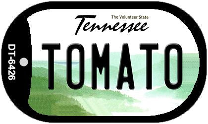 Tomato Tennessee Novelty Metal Dog Tag Necklace DT-6426