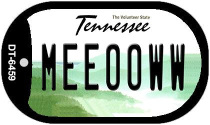 Meeooww Tennessee Novelty Metal Dog Tag Necklace DT-6459