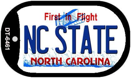 North Carolina University Novelty Metal Dog Tag Necklace DT-6461