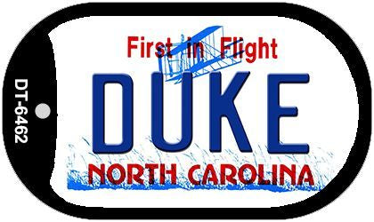 Duke North Carolina Novelty Metal Dog Tag Necklace DT-6462