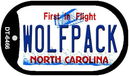 Wolfpack North Carolina Novelty Metal Dog Tag Necklace DT-6466