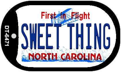 Sweet Thing North Carolina Novelty Metal Dog Tag Necklace DT-6471