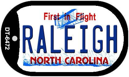 Raleigh North Carolina Novelty Metal Dog Tag Necklace DT-6472
