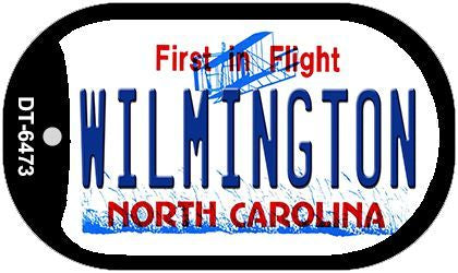 Wilmington North Carolina Novelty Metal Dog Tag Necklace DT-6473