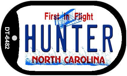 Hunter North Carolina Novelty Metal Dog Tag Necklace DT-6482