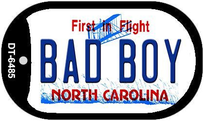 Bad Boy North Carolina Novelty Metal Dog Tag Necklace DT-6485