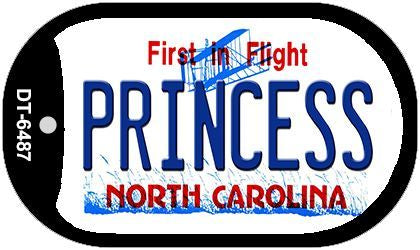 Princess North Carolina Novelty Metal Dog Tag Necklace DT-6487