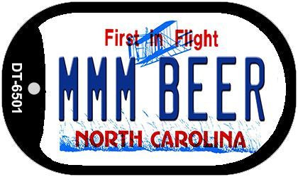 MMM Beer North Carolina Novelty Metal Dog Tag Necklace DT-6501