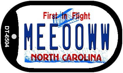 Meeooww North Carolina Novelty Metal Dog Tag Necklace DT-6504