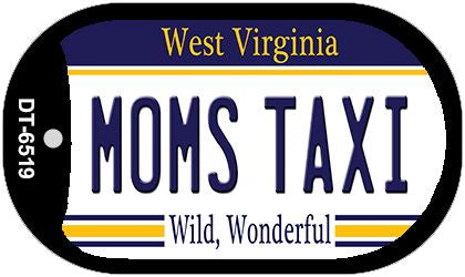 Moms Taxi West Virginia Novelty Metal Dog Tag Necklace DT-6519
