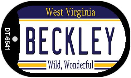 Beckley West Virginia Novelty Metal Dog Tag Necklace DT-6541