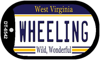 Wheeling West Virginia Novelty Metal Dog Tag Necklace DT-6542